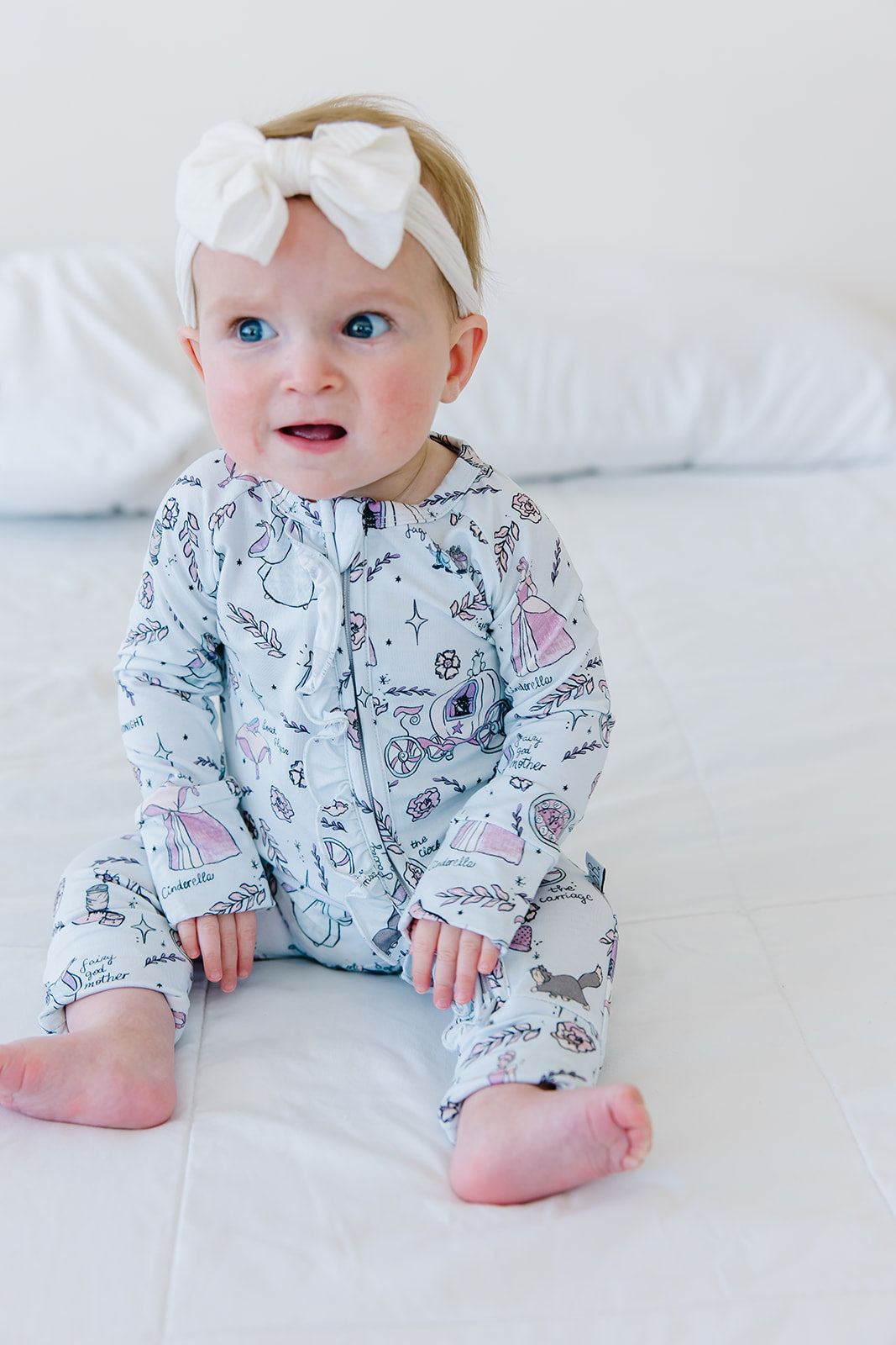 Bibbidi Boo Ruffled Convertible Footie