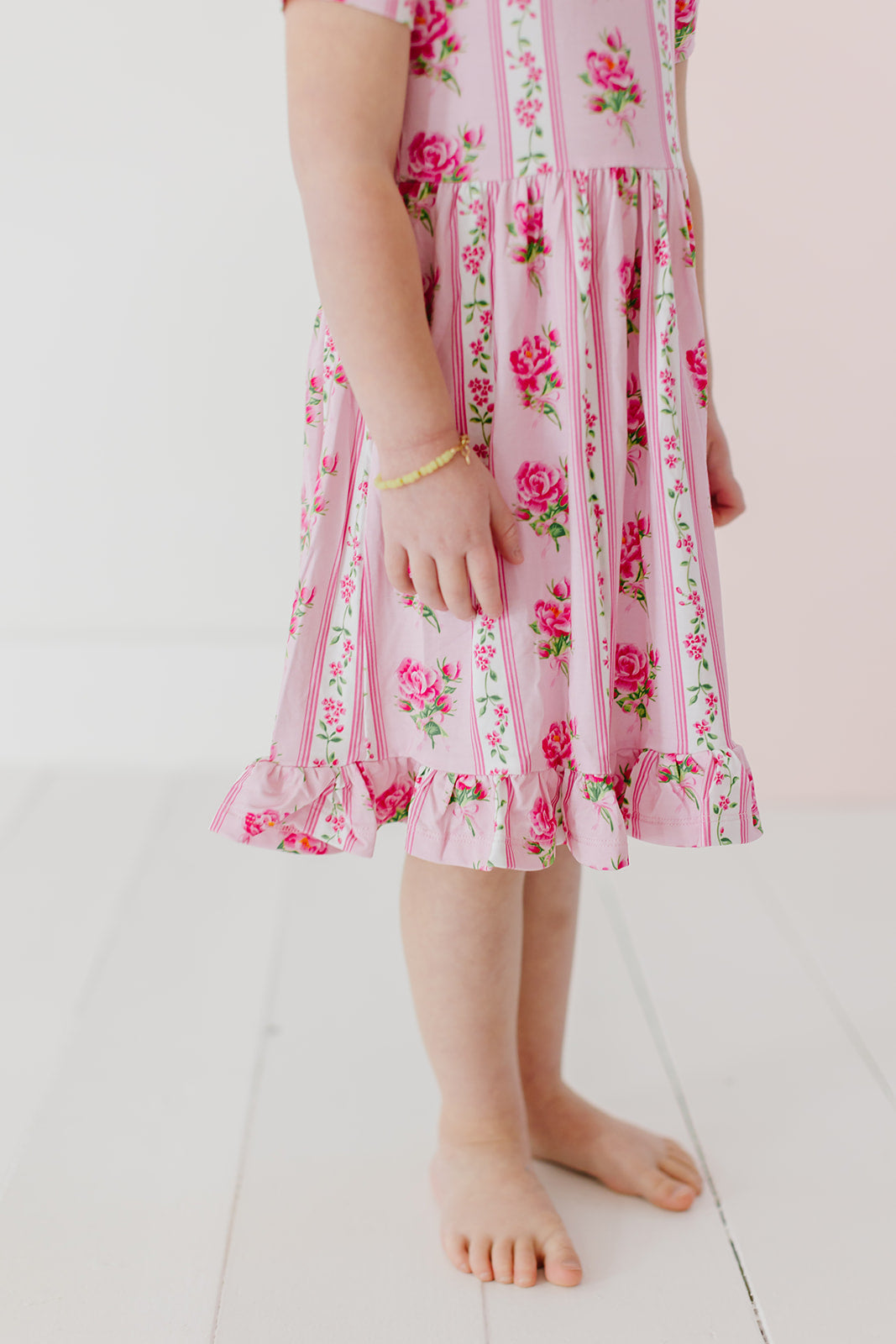 Fancy Fleur Ruffled Dress