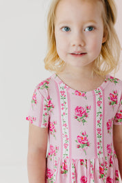 Fancy Fleur Ruffled Dress