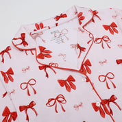 Crimson Bows Adult Set