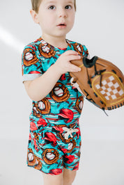 Little Slugger Baseball Pocket Tee & Short Set