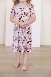 Ticket to Magic Ruffled Dress