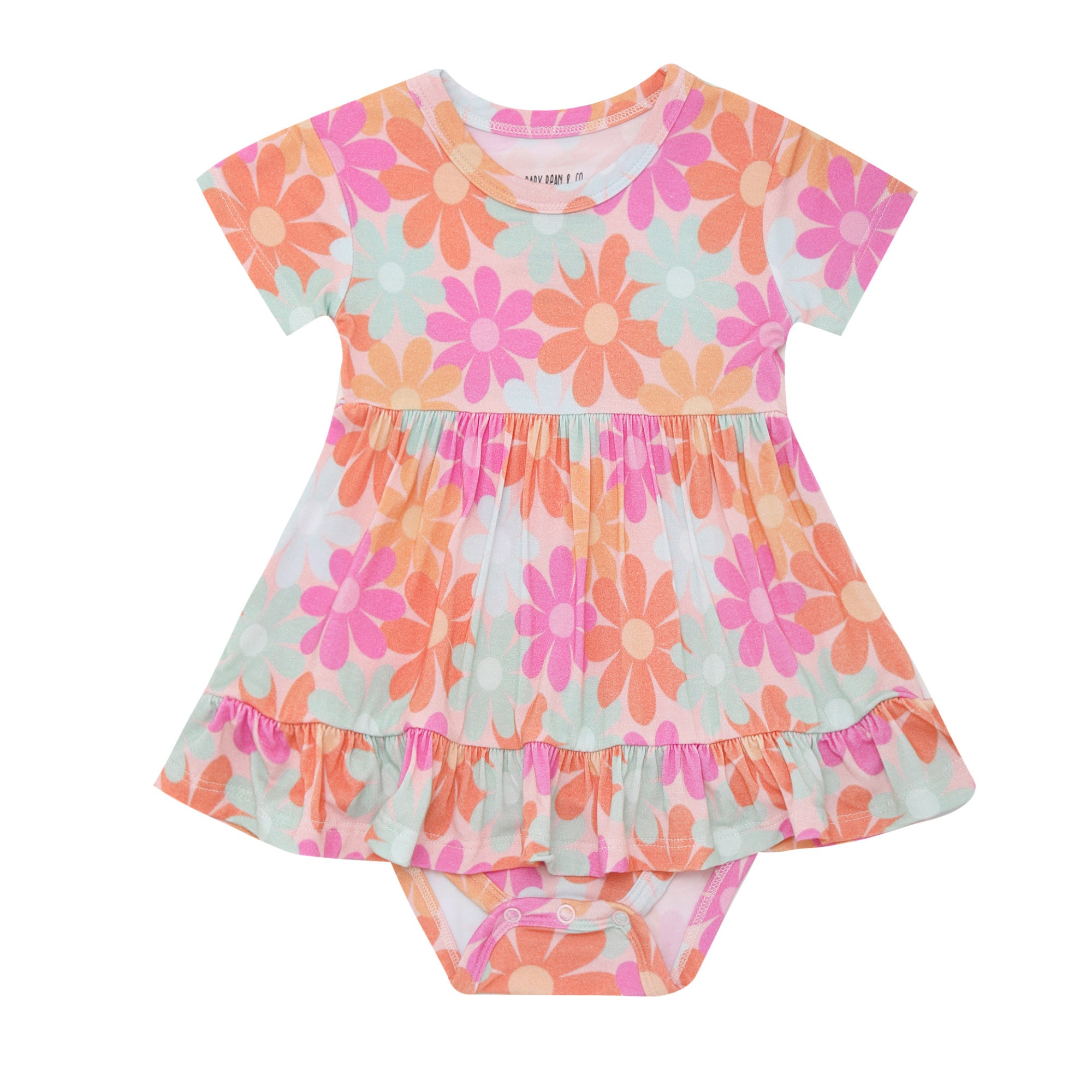 Flower Power Bodysuit Dress