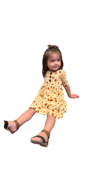 Hey Pumpkin Short Sleeve Pocket Dress