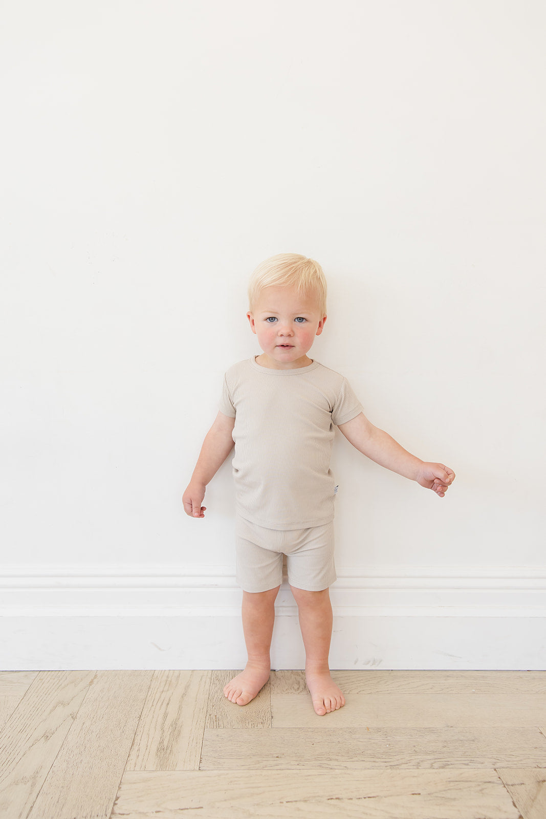 Oatmilk Ribbed Short Set