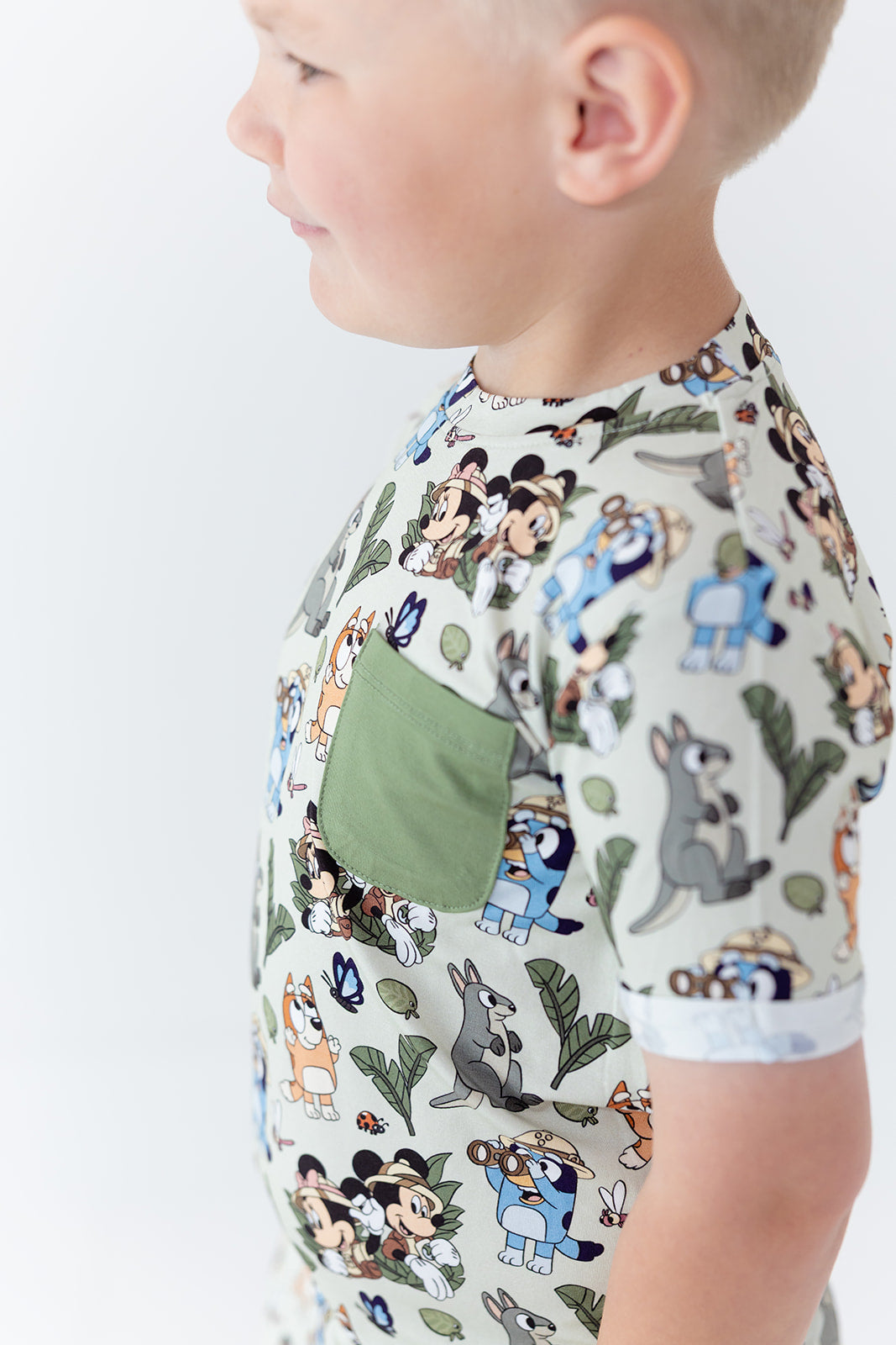 Safari Pals Pocket Tee Short Set