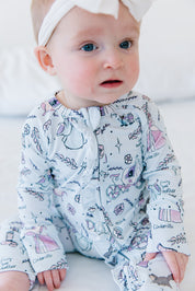 Bibbidi Boo Ruffled Convertible Footie