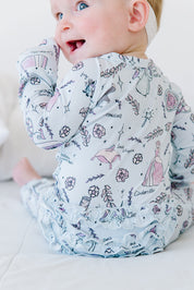 Bibbidi Boo Ruffled Convertible Footie