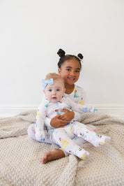 Royal Bloom Convertible Footie