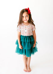 Candy Cane Ln Tulle Dress