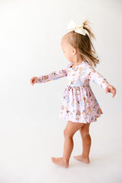 Winter Wishes Bodysuit Twirl Dress