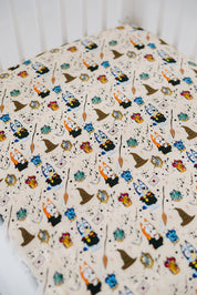 Magical Heelers Crib Sheet