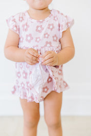 Daisy Dreams Ruffled Twirl Bodysuit Dress