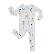 Royal Bloom Convertible Footie