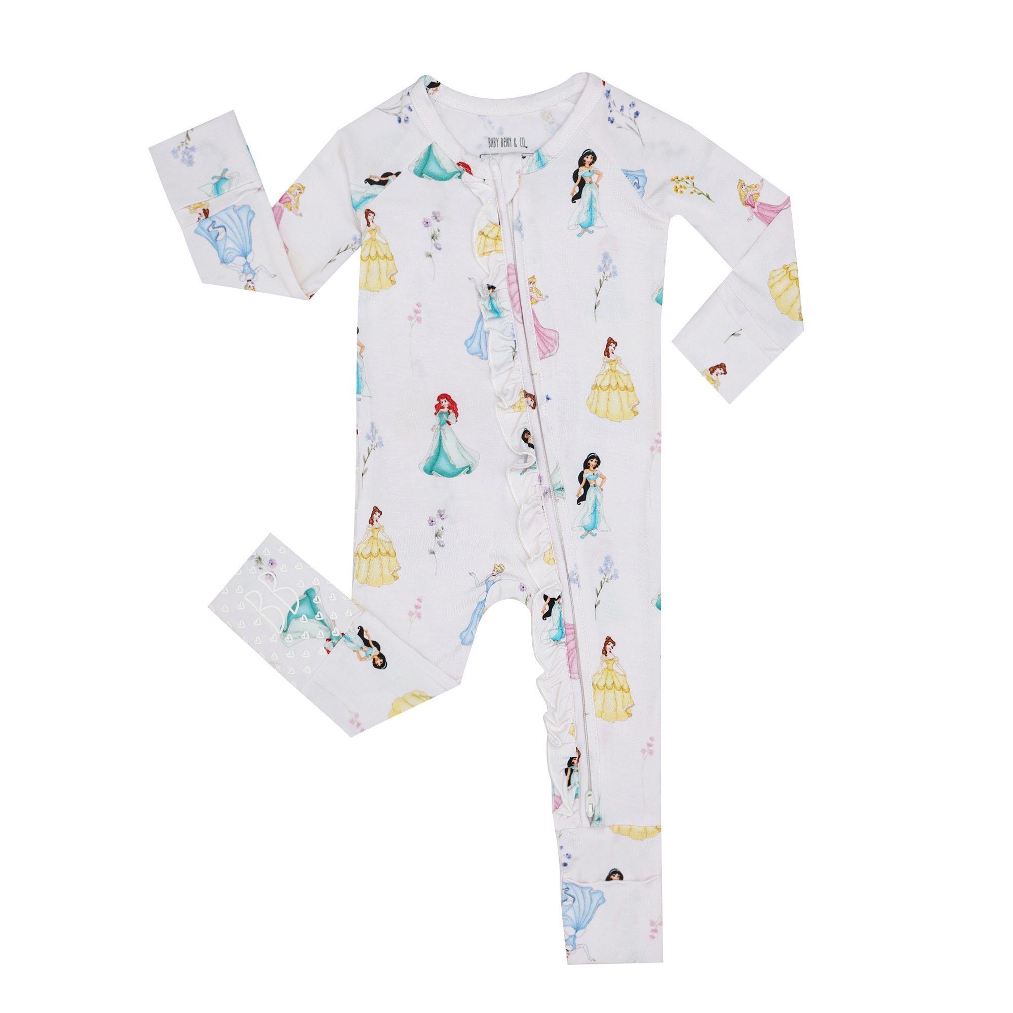 Royal Bloom Convertible Footie