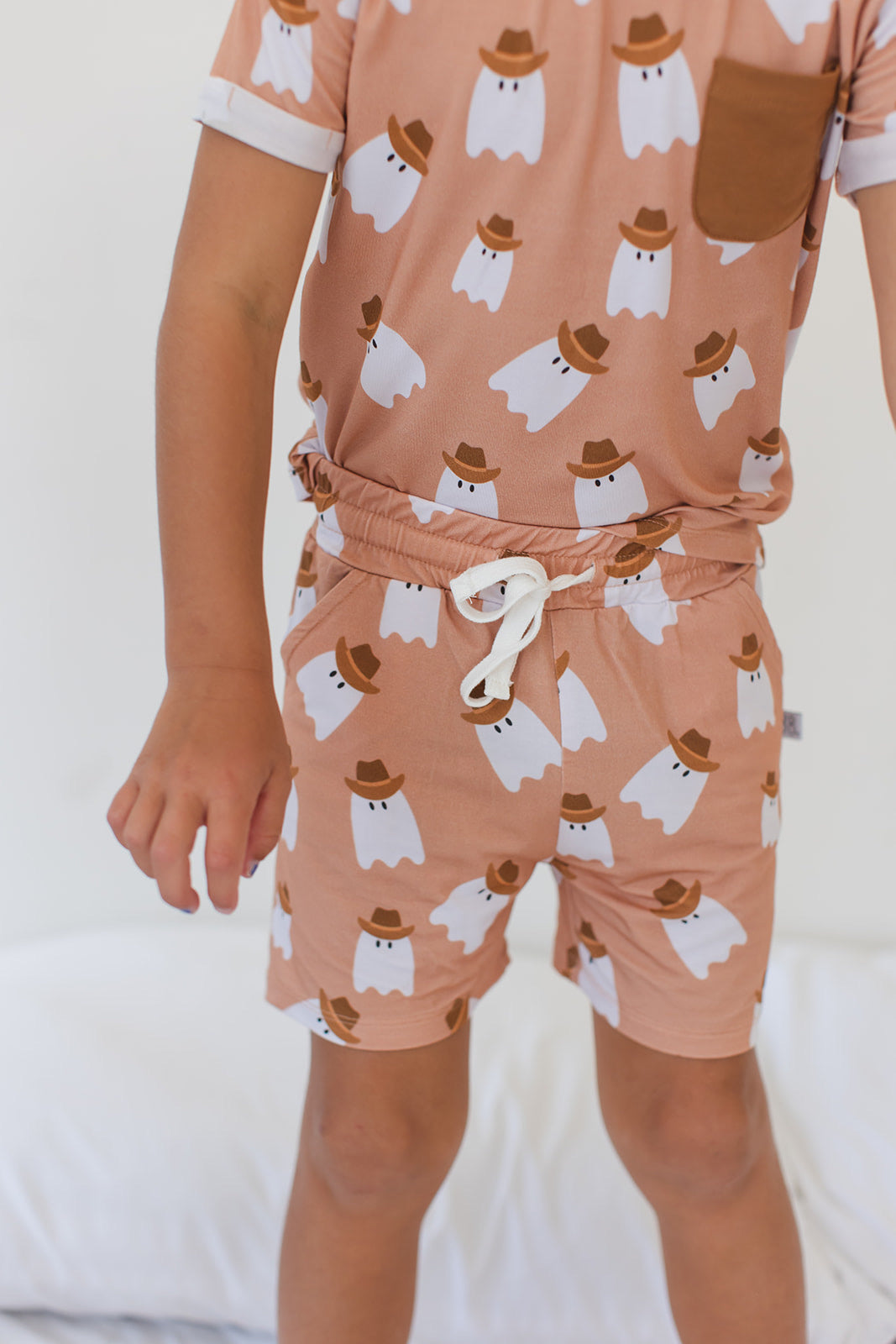 Howdy Boo Pocket Tee Short Set