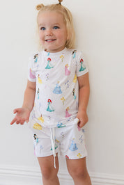 Royal Bloom Short Set