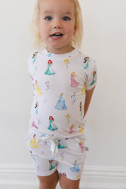 Royal Bloom Short Set