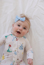 Royal Bloom Convertible Footie