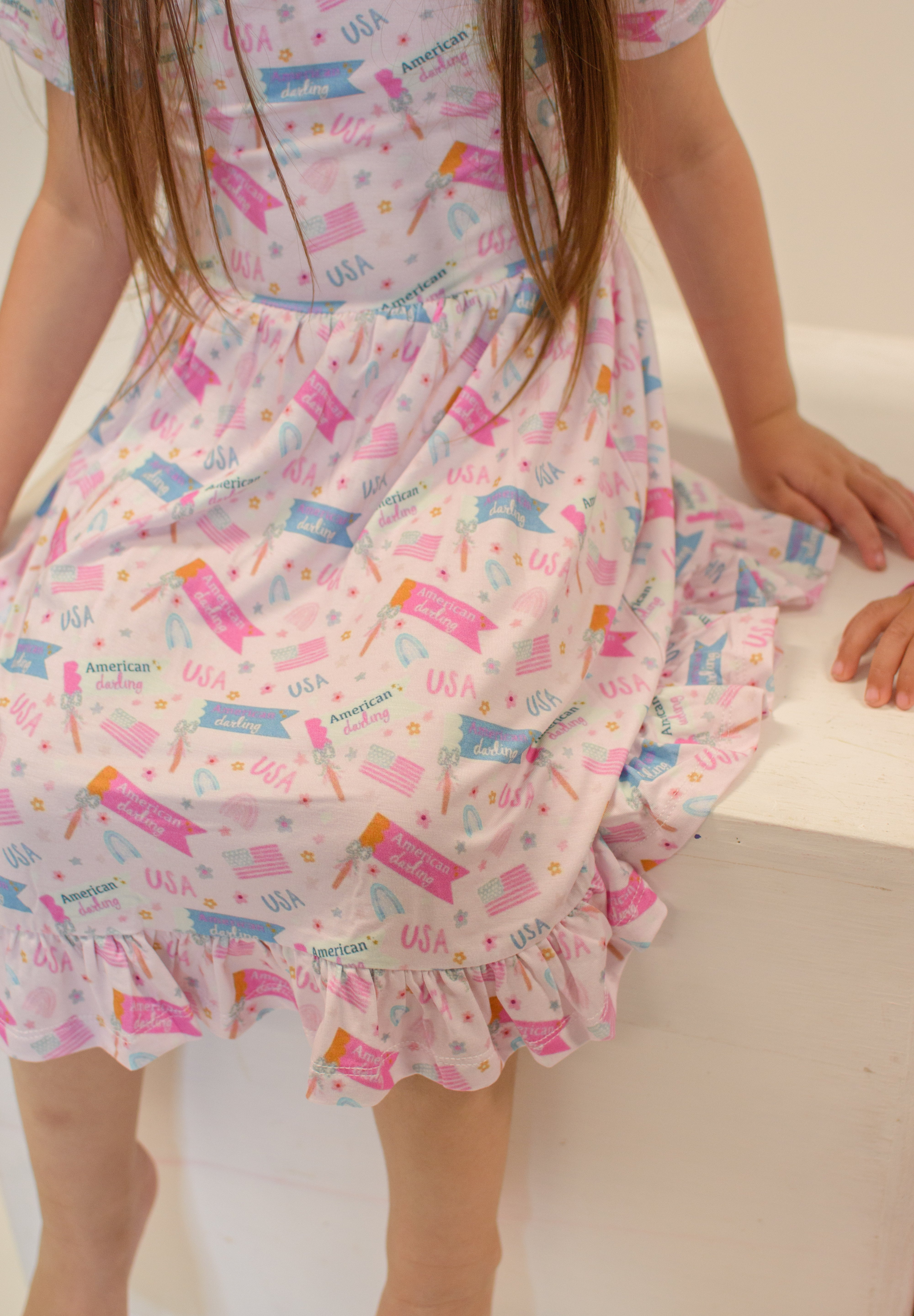 American Darling Ruffled Dress